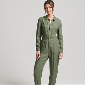 Army green jumpsuit